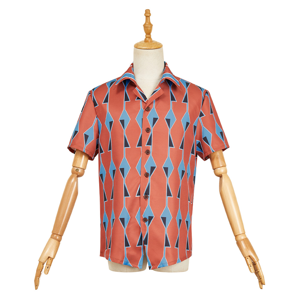 Sakamoto Days Nagumo Yoichi Printed Shirt Halloween Cosplay Costume