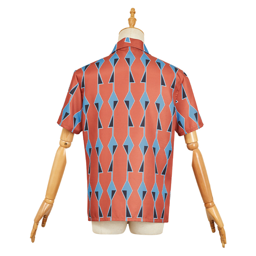 Sakamoto Days Nagumo Yoichi Printed Shirt Halloween Cosplay Costume