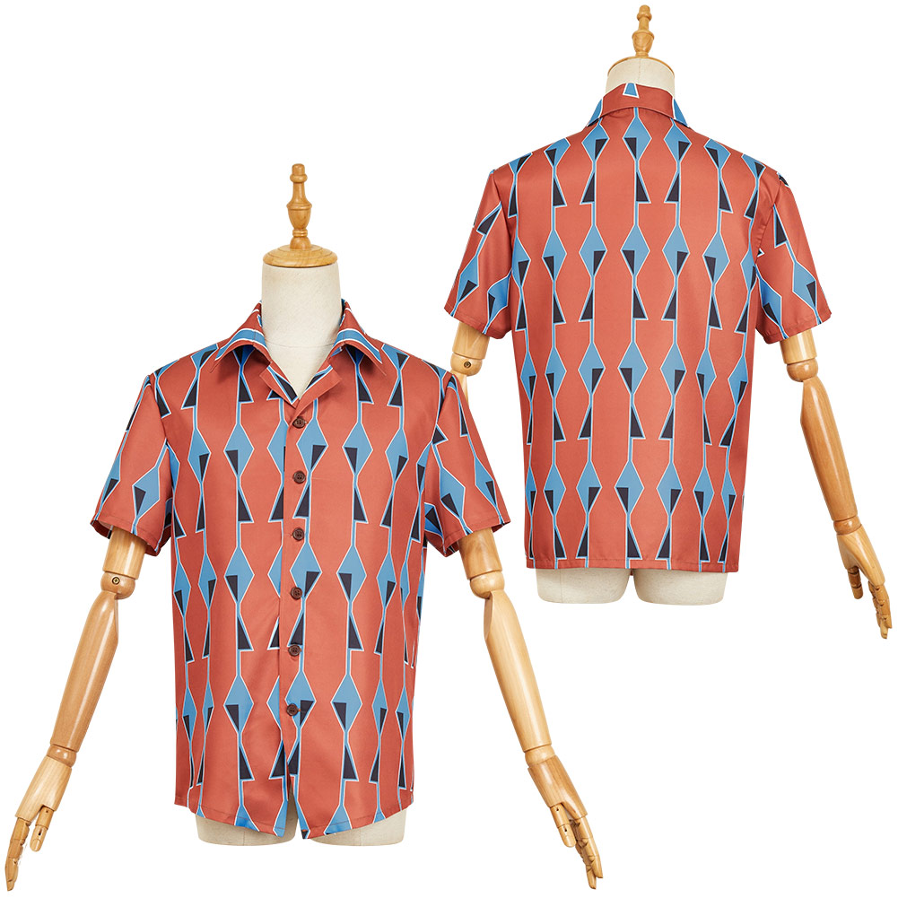 Sakamoto Days Nagumo Yoichi Printed Shirt Halloween Cosplay Costume