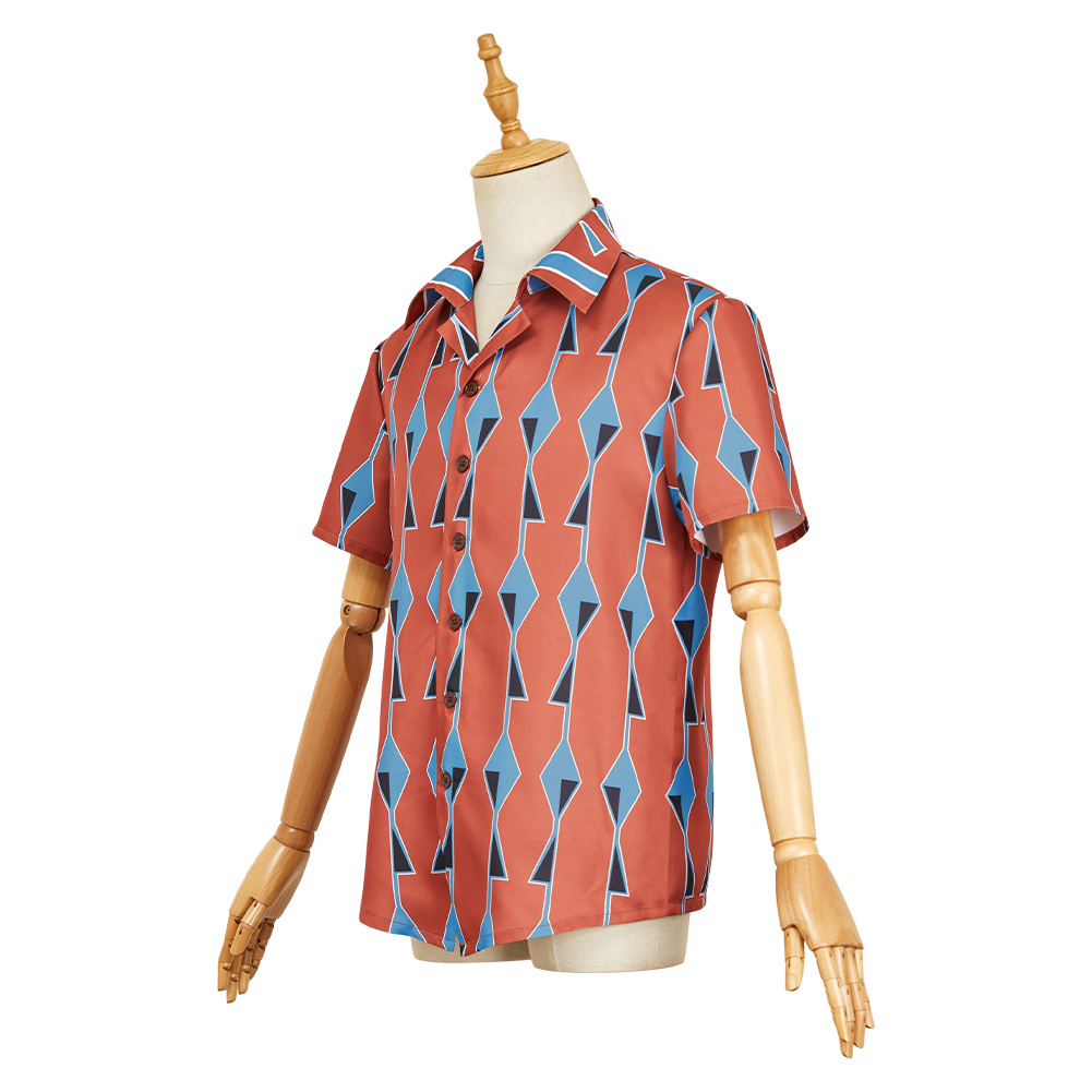 Sakamoto Days Nagumo Yoichi Printed Shirt Halloween Cosplay Costume
