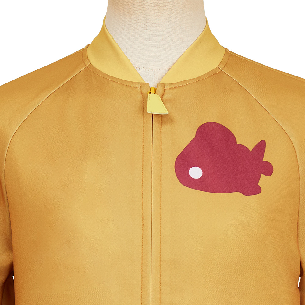 Mobile Suit Gundam (2025) Amate Yuzuriha Yellow Jacket Outfits Halloween Carnival Cosplay Costume