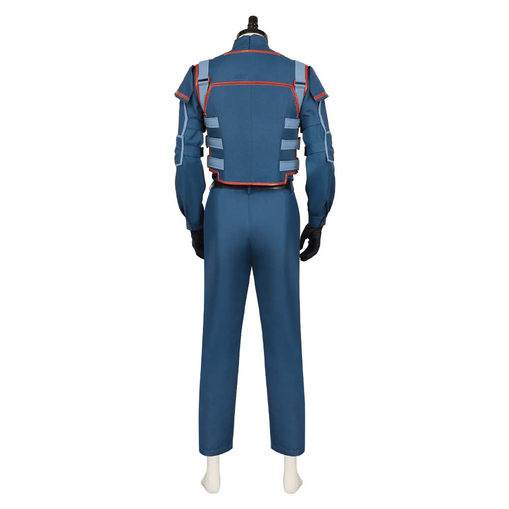 Andor Season 2 Syril Karn Blue Imperial Uniform Outfits Halloween Carnival Cosplay Costume