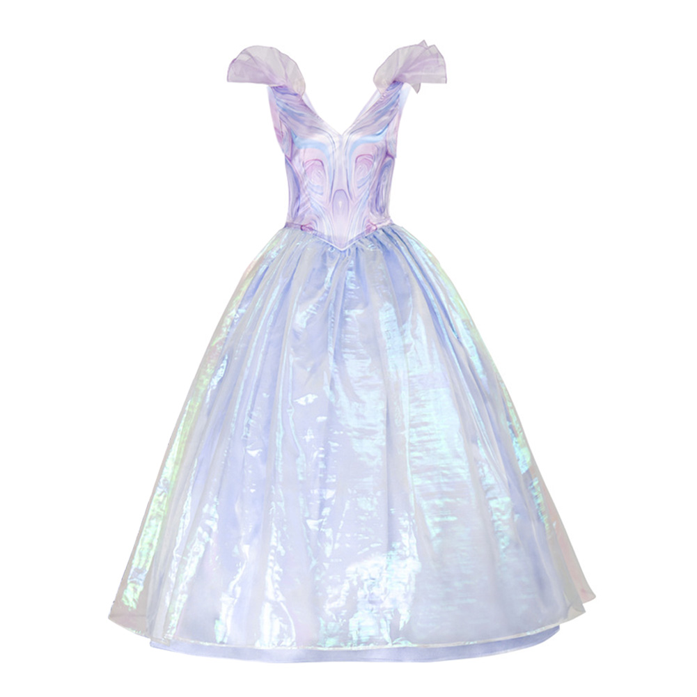 Wicked Glinda Women Light Purple Gown Outfits Halloween Carnival Cosplay Costume