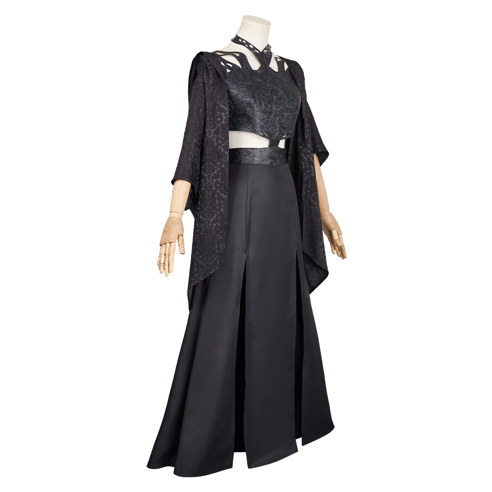 Agatha All Along (2024) Rio Vidal Death Women Black Dress Outfits Halloween Carnival Cosplay Costume