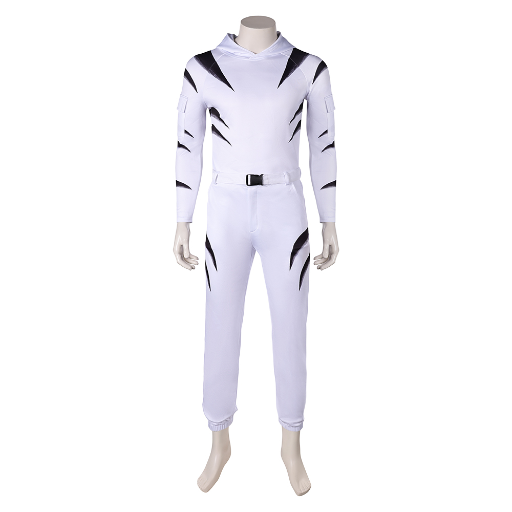 Daredevil: Born Again (2025) White Tiger Men Jumpsuit Outfits Halloween Carnival Cosplay Costume