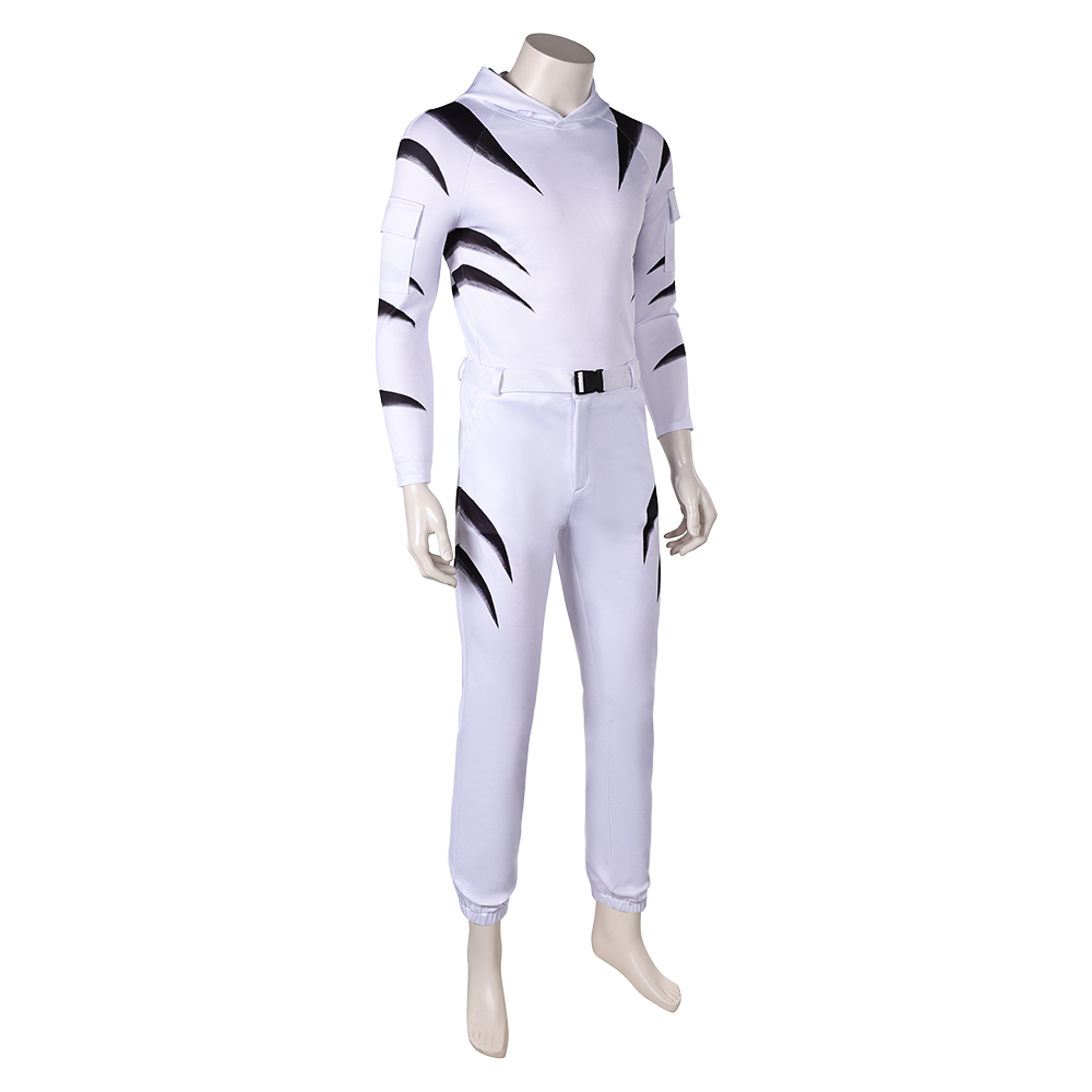 Daredevil: Born Again (2025) White Tiger Men Jumpsuit Outfits Halloween Carnival Cosplay Costume
