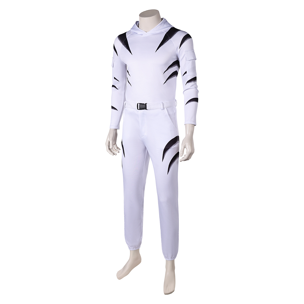 Daredevil: Born Again (2025) White Tiger Men Jumpsuit Outfits Halloween Carnival Cosplay Costume