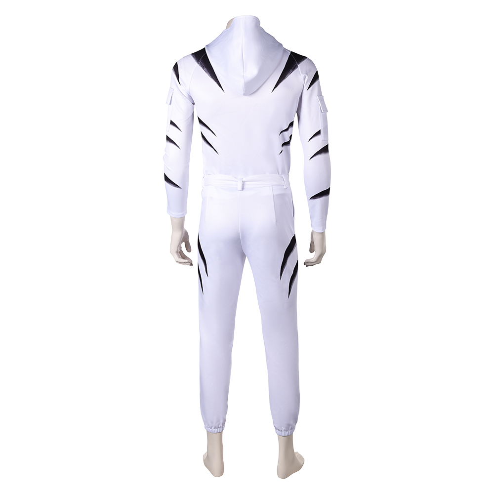 Daredevil: Born Again (2025) White Tiger Men Jumpsuit Outfits Halloween Carnival Cosplay Costume