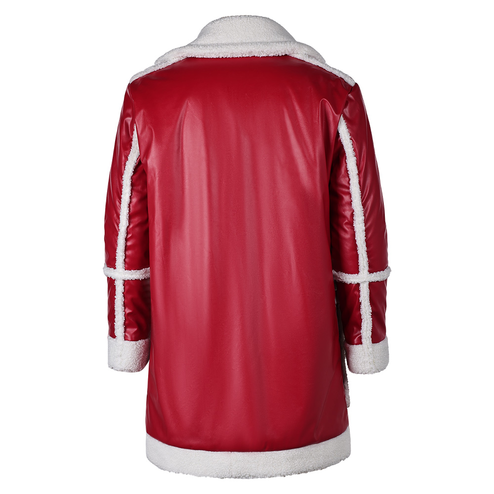 Red One (2024) Santa Claus Red Jacket Outfits Halloween Carnival Cosplay Costume