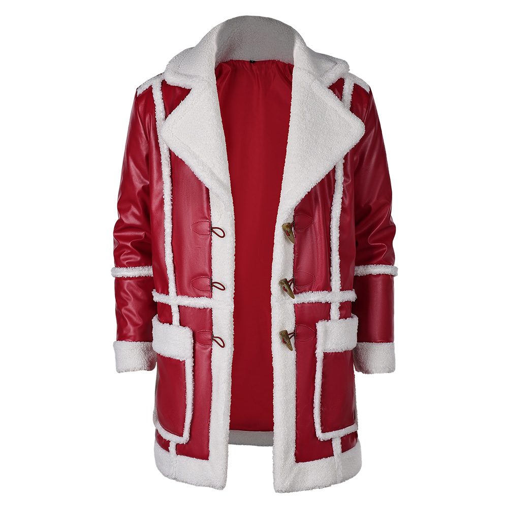 Red One (2024) Santa Claus Red Jacket Outfits Halloween Carnival Cosplay Costume