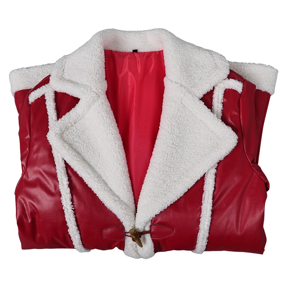Red One (2024) Santa Claus Red Jacket Outfits Halloween Carnival Cosplay Costume