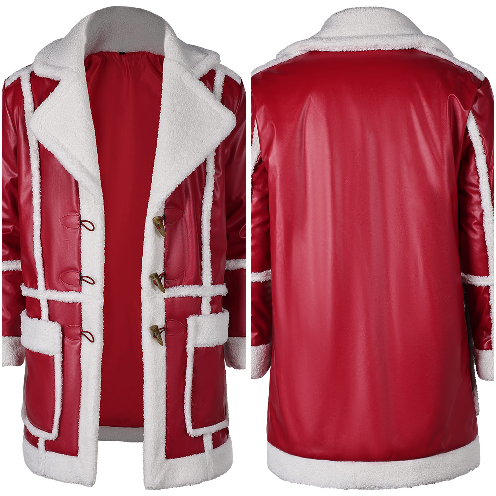 Red One (2024) Santa Claus Red Jacket Outfits Halloween Carnival Cosplay Costume