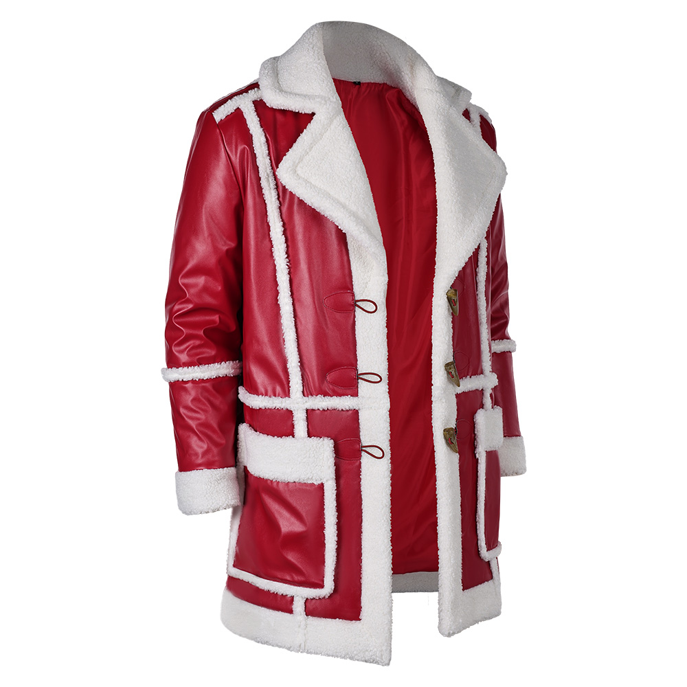 Red One (2024) Santa Claus Red Jacket Outfits Halloween Carnival Cosplay Costume