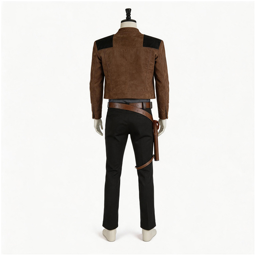 Han Solo Brown Coat Outfit Halloween Carnival Cosplay Costume