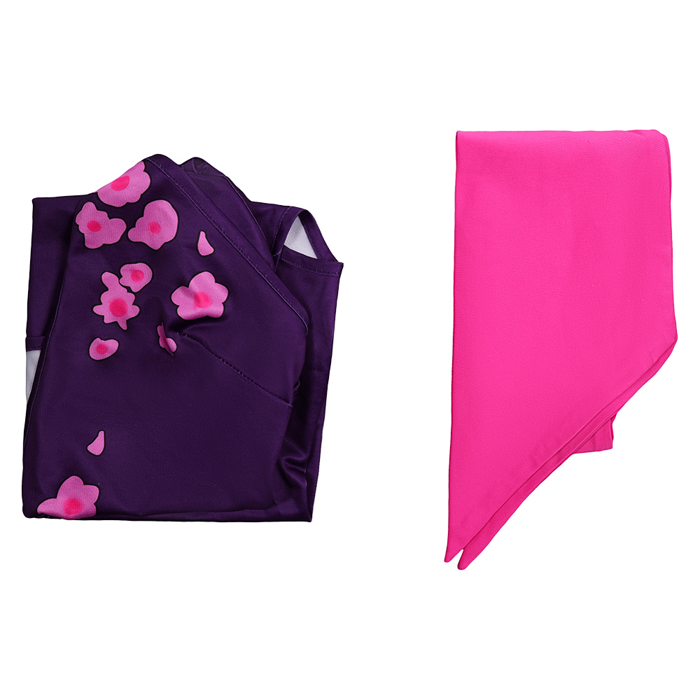 Rivals Psylocke Purple Sakura 1Pcs Swimsuits Outfits Halloween Carnival Cosplay Costume