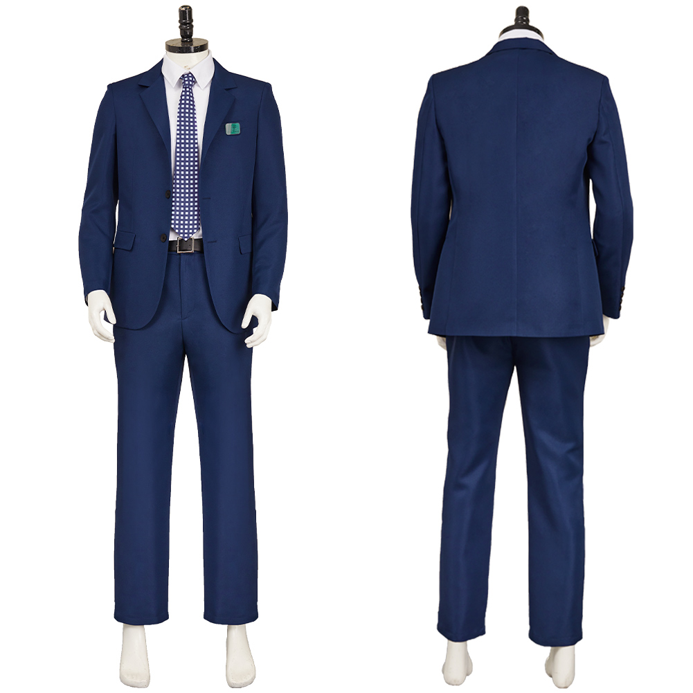 Severance Season 2 Mark Scout Blue Suit Outfits Halloween Carnival Cosplay Costume
