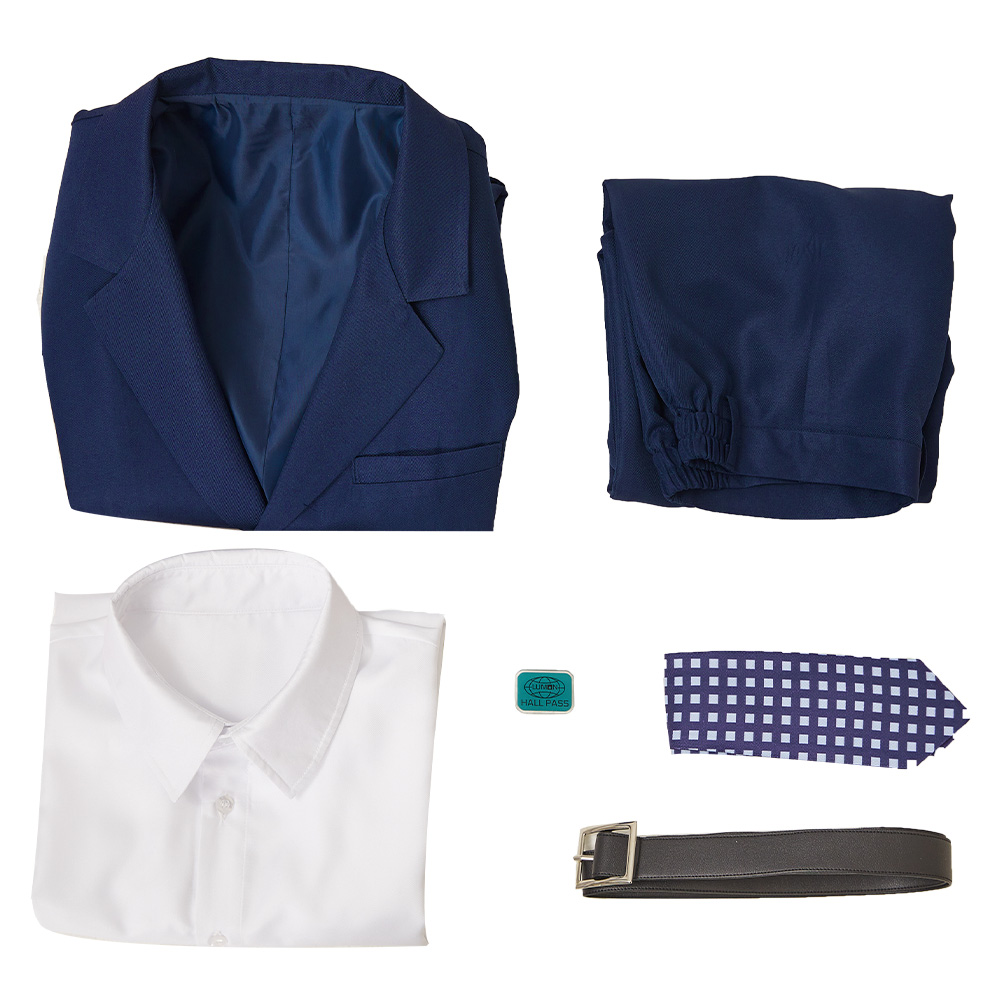 Severance Season 2 Mark Scout Blue Suit Outfits Halloween Carnival Cosplay Costume