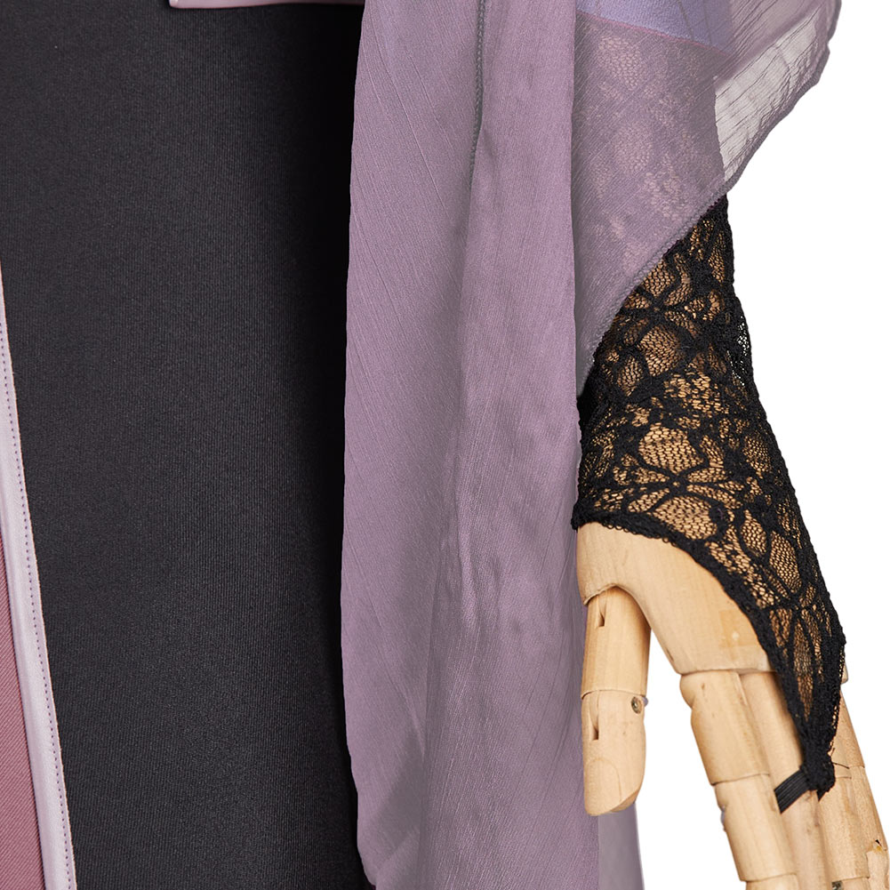 Agatha All Along (2024) Agatha Harkness Ghost Purple Dress Outfits Halloween Carnival Cosplay Costume