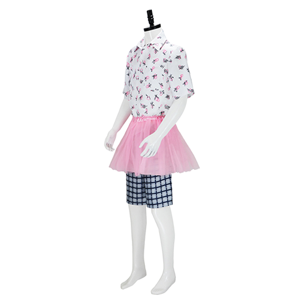 Ventura：Pet Detective Ace Ventura Shirt Dress Pants Set Outfits Halloween Carnival Cosplay Costume