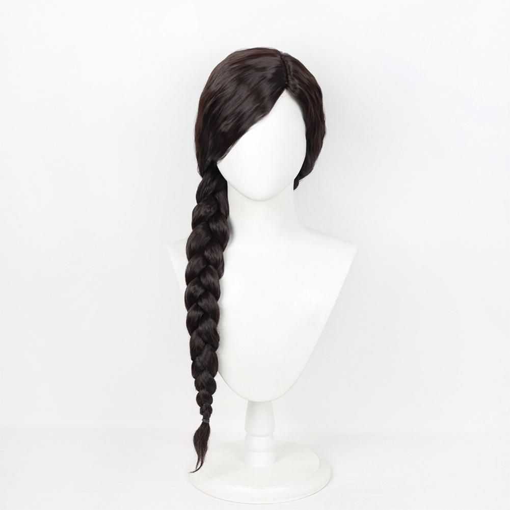 Wicked (2024) Elphaba Black Braid Wig Heat Resistant Synthetic Hair Halloween Cosplay Accessories