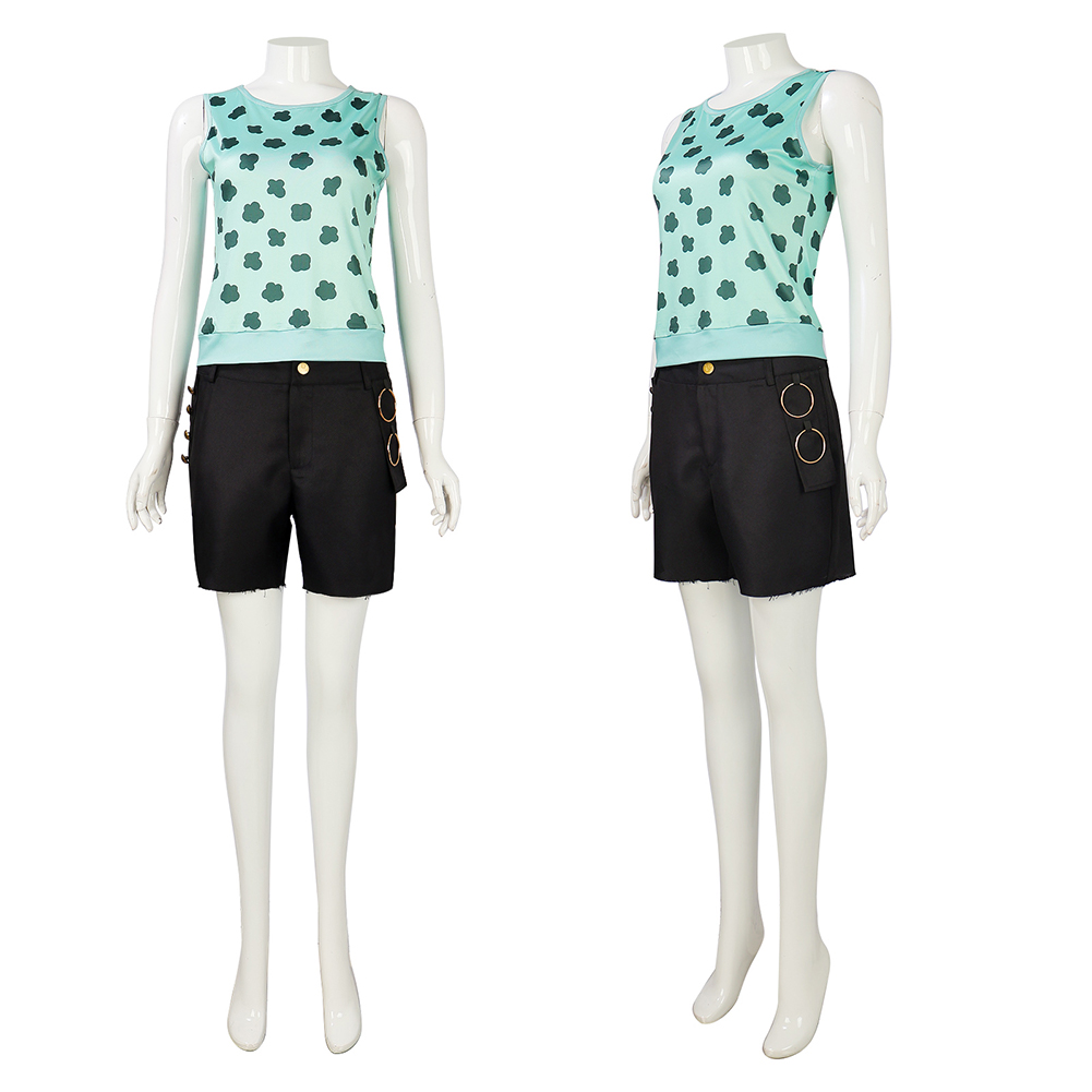 One Piece Live-Action Nami Women Green Outfit Halloween Carnival Cosplay Costume