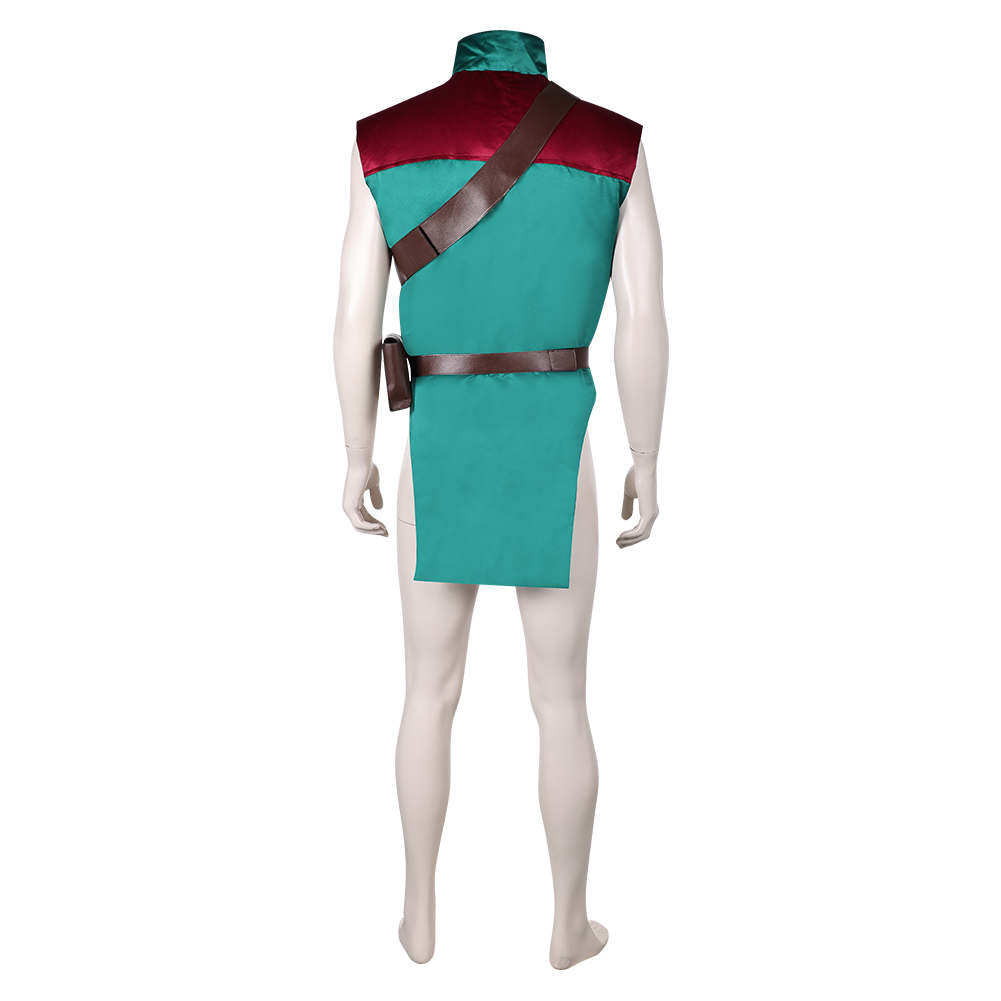 Red One (2024) Garcia Green Vest Outfits Christmas Cosplay Costume
