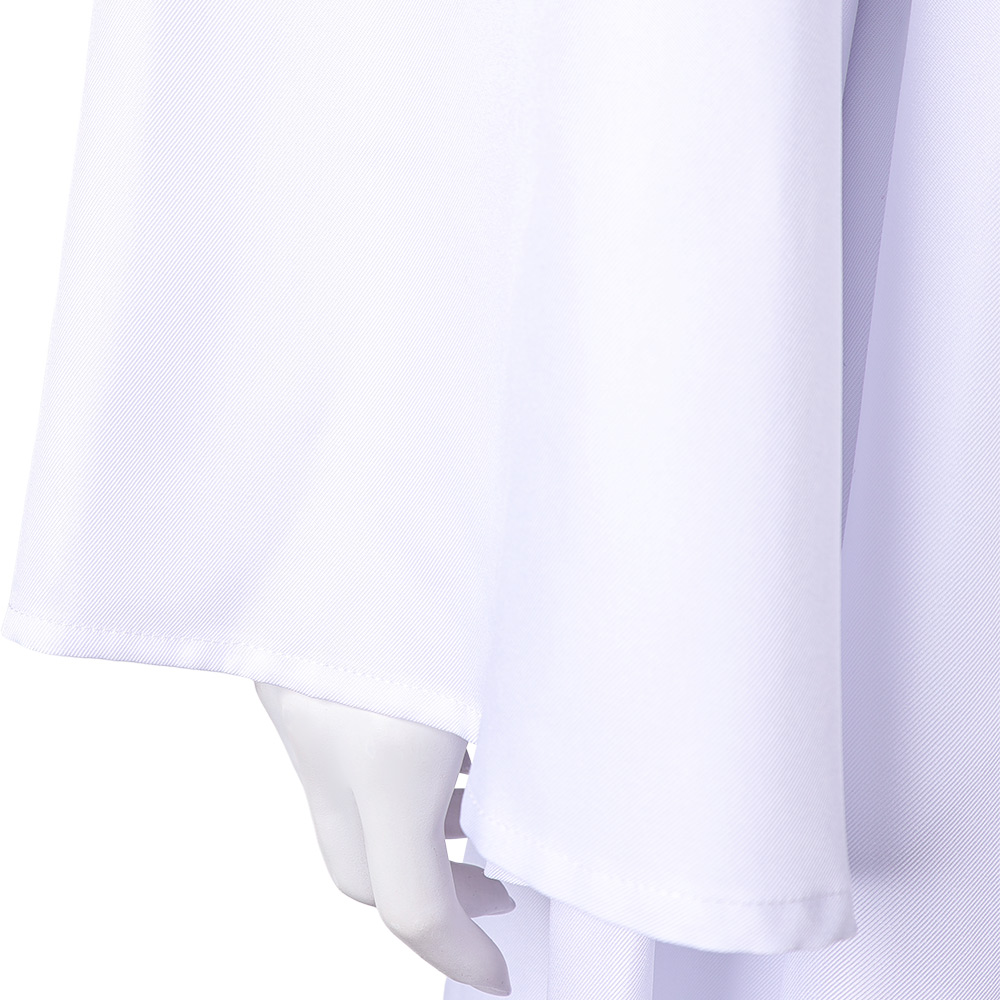 SW Princess Leia Women White Dress Outfits Halloween Carnival Cosplay Costume