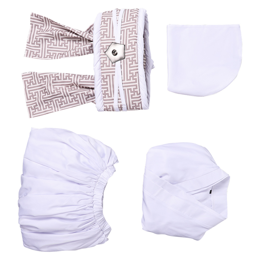 SW Princess Leia Women White Dress Outfits Halloween Carnival Cosplay Costume