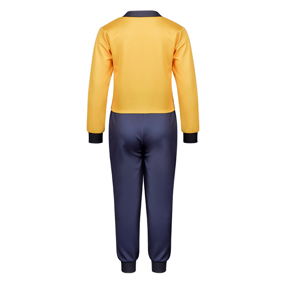 In Your Dreams Stevie Men Yellow Top Pants Set Halloween Carnival Party Cosplay Costume