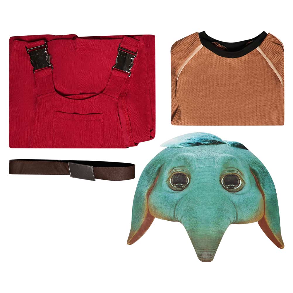 Skeleton Crew (2024) Neel Kids Children Fullset Outfits Halloween Carnival Cosplay Costume