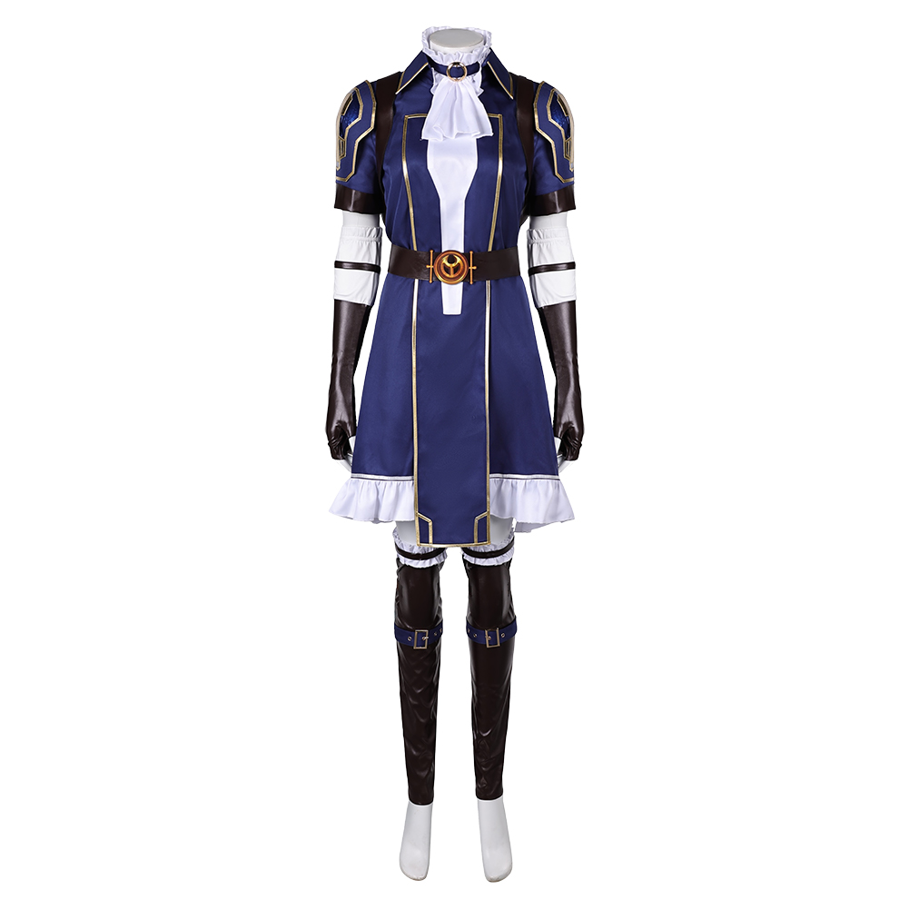 League of Legends Caitlyn Arcane Commander Skin Outfits Halloween Carnival Cosplay Costume