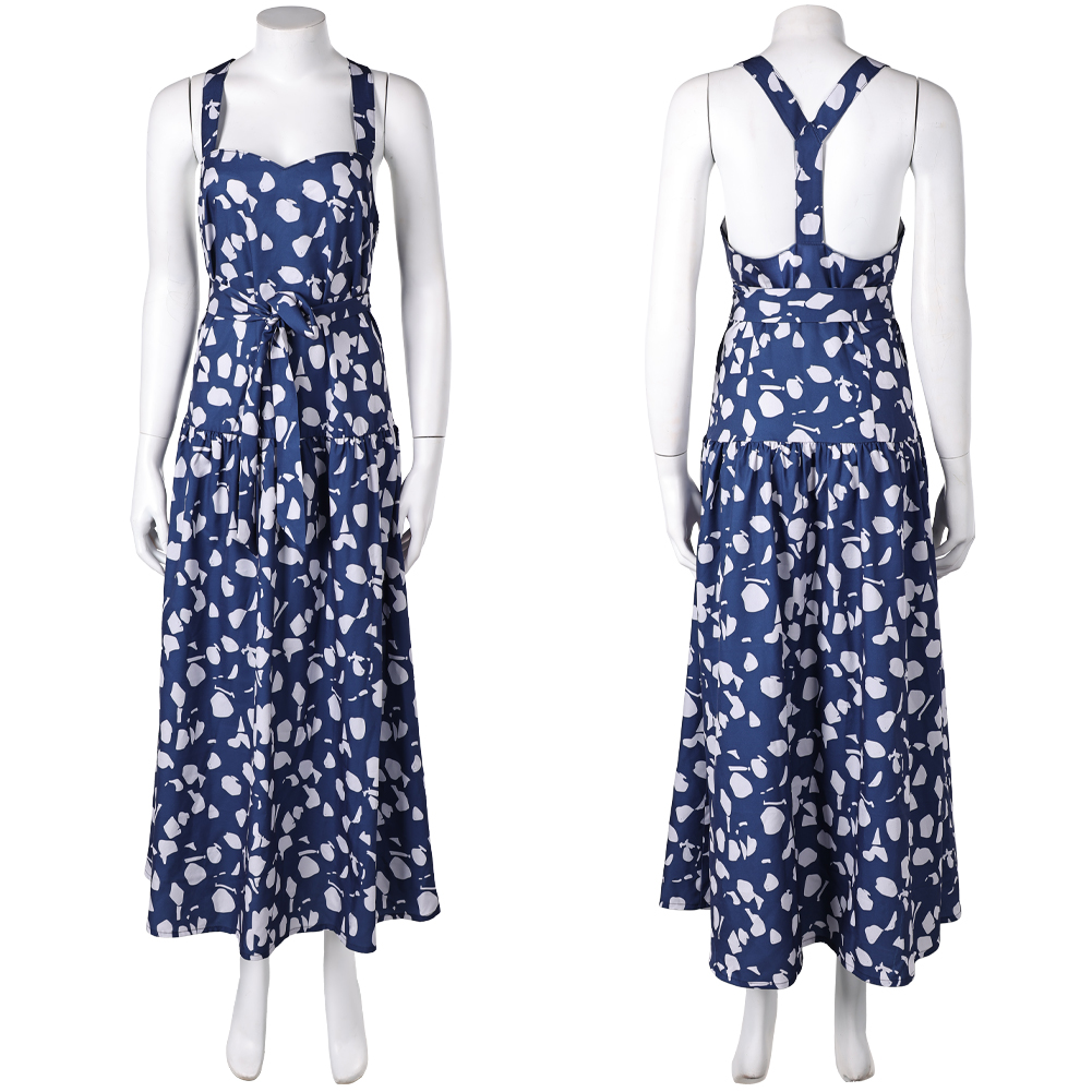 The White Lotus (2025) Kate Women Printed Dress Outfits Halloween Carnival Cosplay Costume
