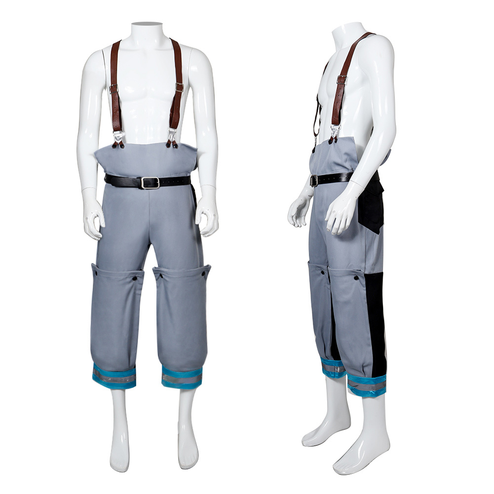 Fire Force Season 3 (2025) Shinra Kusakabe Outfits Halloween Carnival Cosplay Costume