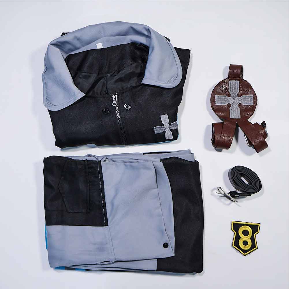 Fire Force Season 3 (2025) Shinra Kusakabe Outfits Halloween Carnival Cosplay Costume
