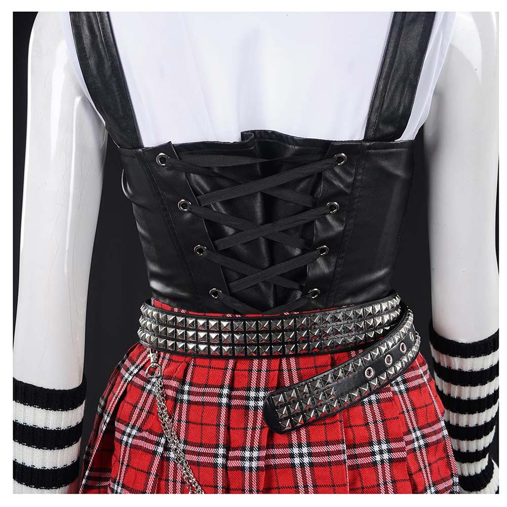 Death Note Misa Amane Skirt Top Goth Outfits Halloween Carnival Party Cosplay Costume