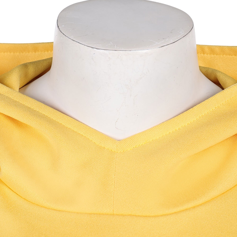 Kpop Demon Hunters Zoey Yellow Oversize Hoodie Casual Outfits Halloween Carnival Party Cosplay Costume