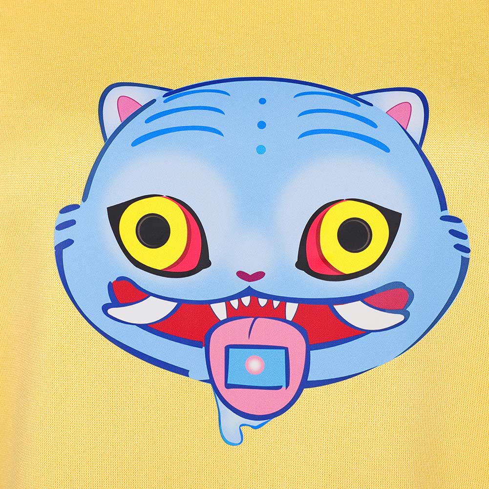 Kpop Demon Hunters Zoey Yellow Oversize Hoodie Casual Outfits Halloween Carnival Party Cosplay Costume