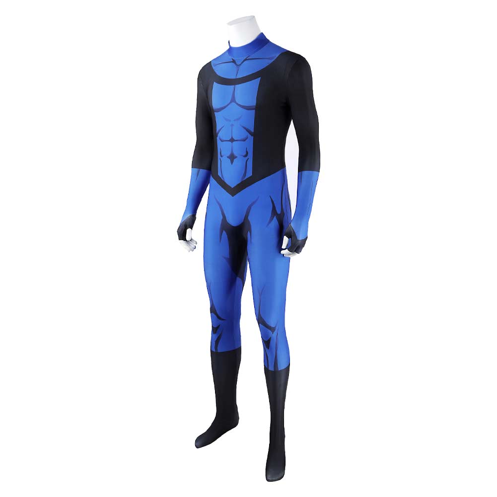 Invincible Season 3 Mark Grayson Comic Blue Jumpsuit Set Outfits Halloween Carnival Cosplay Costume