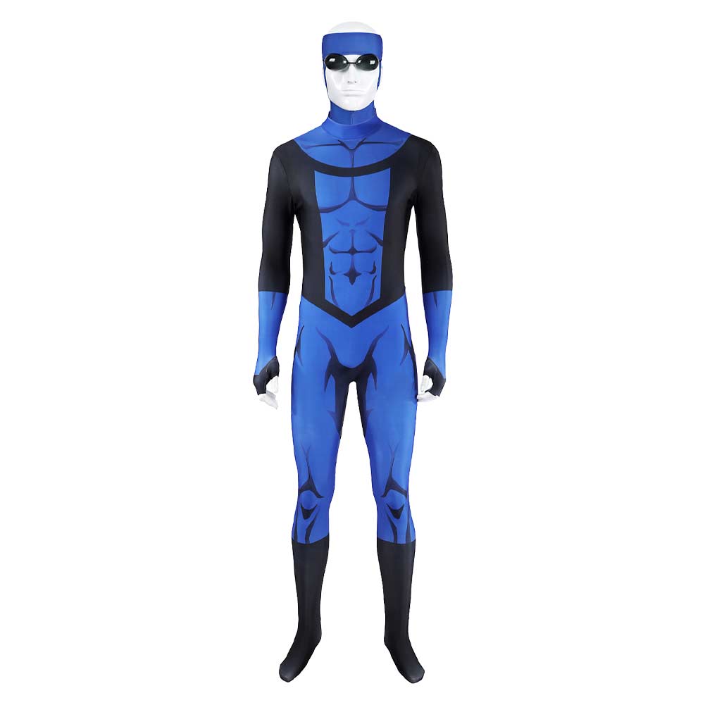 Invincible Season 3 Mark Grayson Comic Blue Jumpsuit Set Outfits Halloween Carnival Cosplay Costume