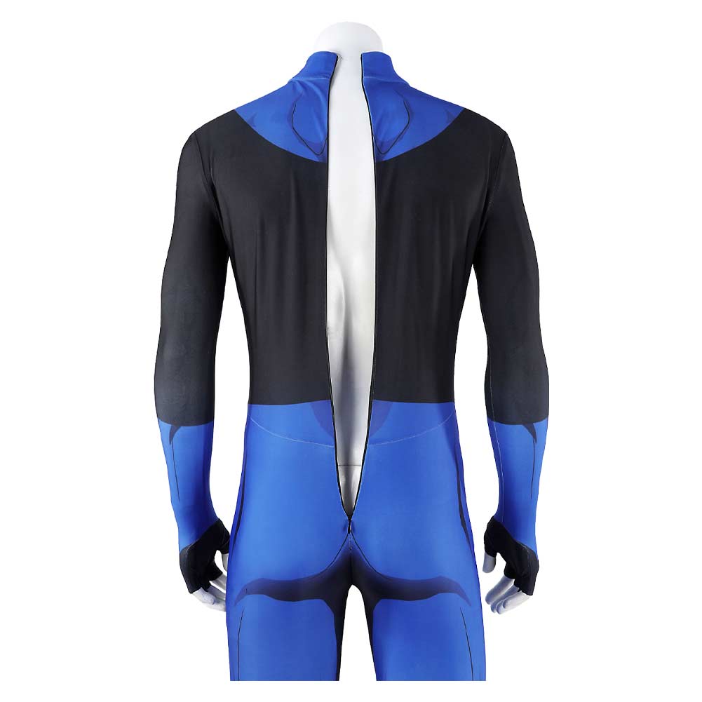 Invincible Season 3 Mark Grayson Comic Blue Jumpsuit Set Outfits Halloween Carnival Cosplay Costume