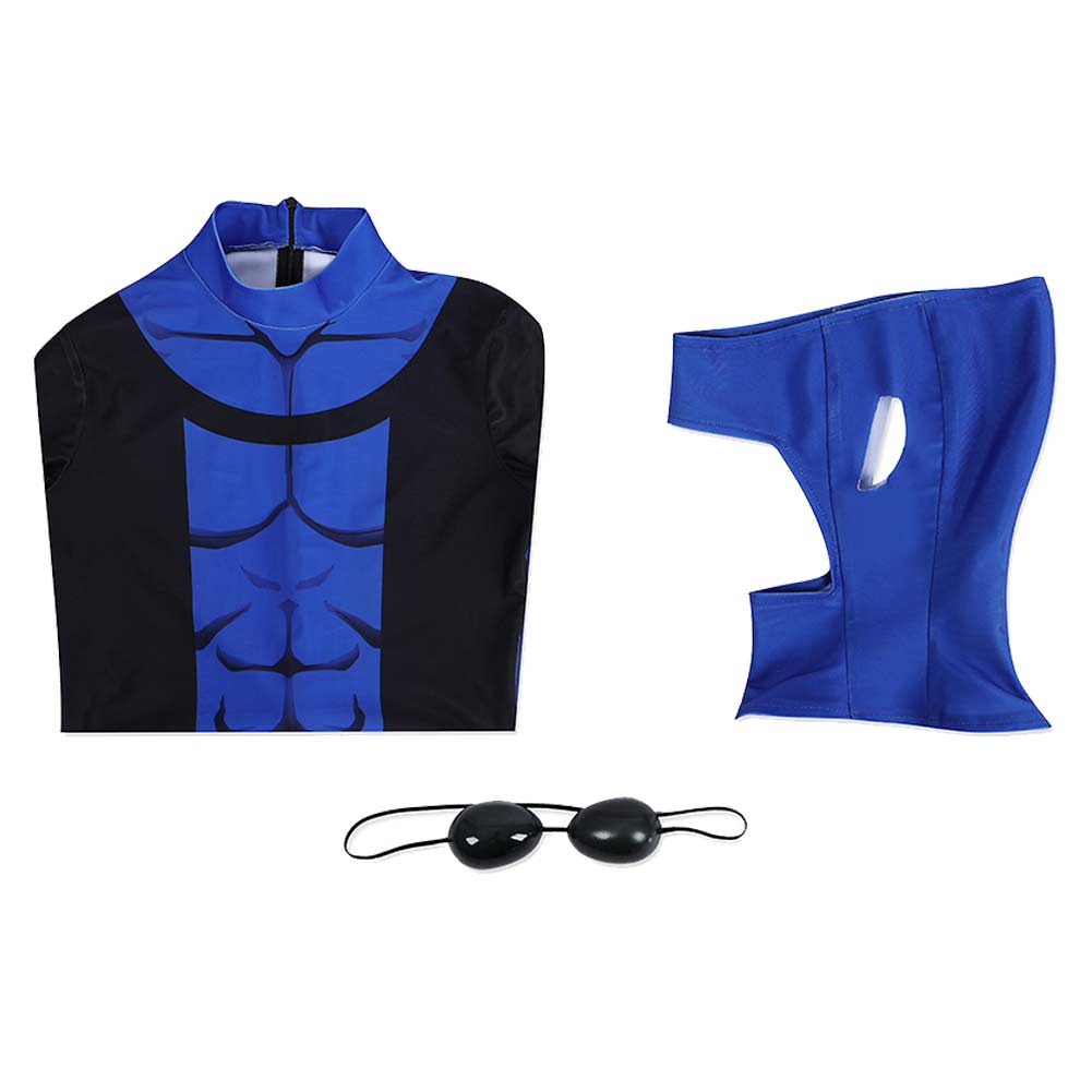 Invincible Season 3 Mark Grayson Comic Blue Jumpsuit Set Outfits Halloween Carnival Cosplay Costume