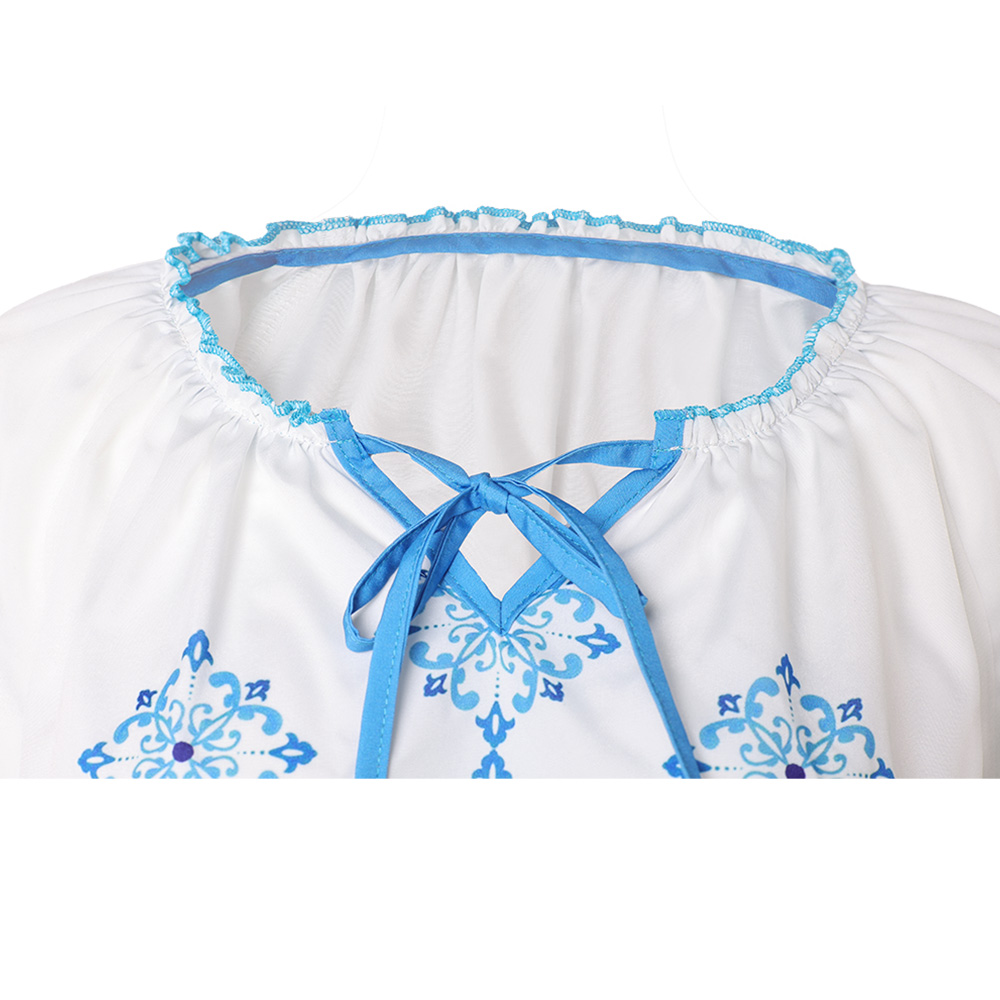 ABBA  Anni-Frid Synni Lyngstad 80s Retro Top Shirt Halloween Carnival Party Cosplay Costume