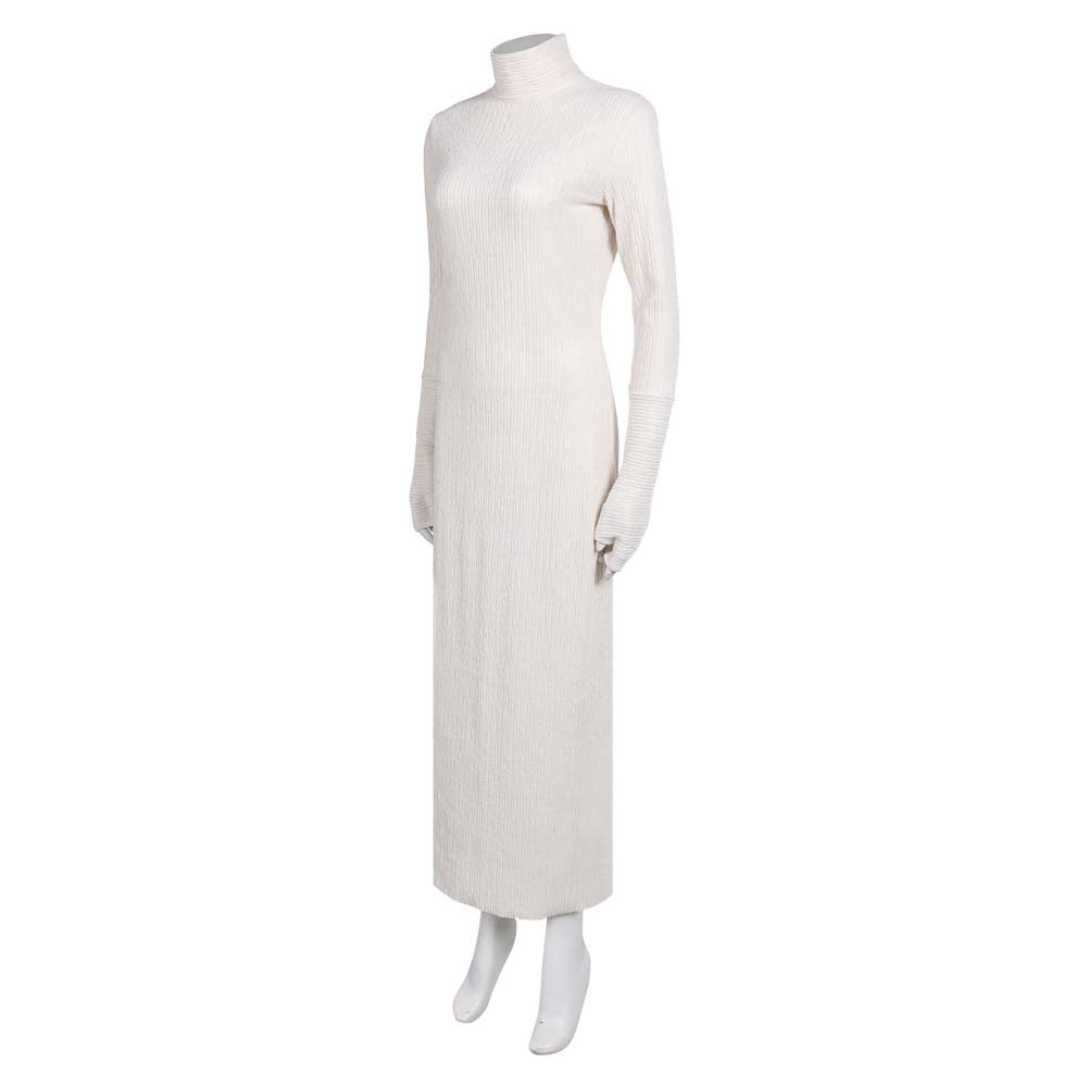 Andor Season 2 Mon Mothma Beige Formal Dress Outfits Halloween Carnival Cosplay Costume