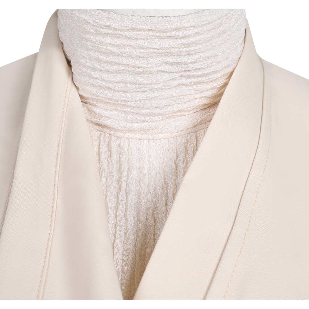 Andor Season 2 Mon Mothma Beige Formal Dress Outfits Halloween Carnival Cosplay Costume