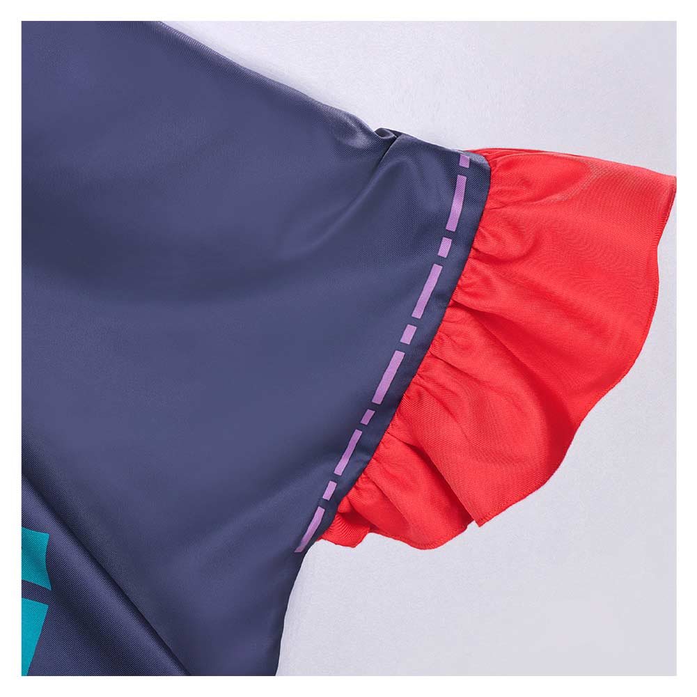 Cosmic Princess Kaguya Tsukimi Yachiyo Women Blue Kimono Outfits Halloween Carnival Cosplay Costume