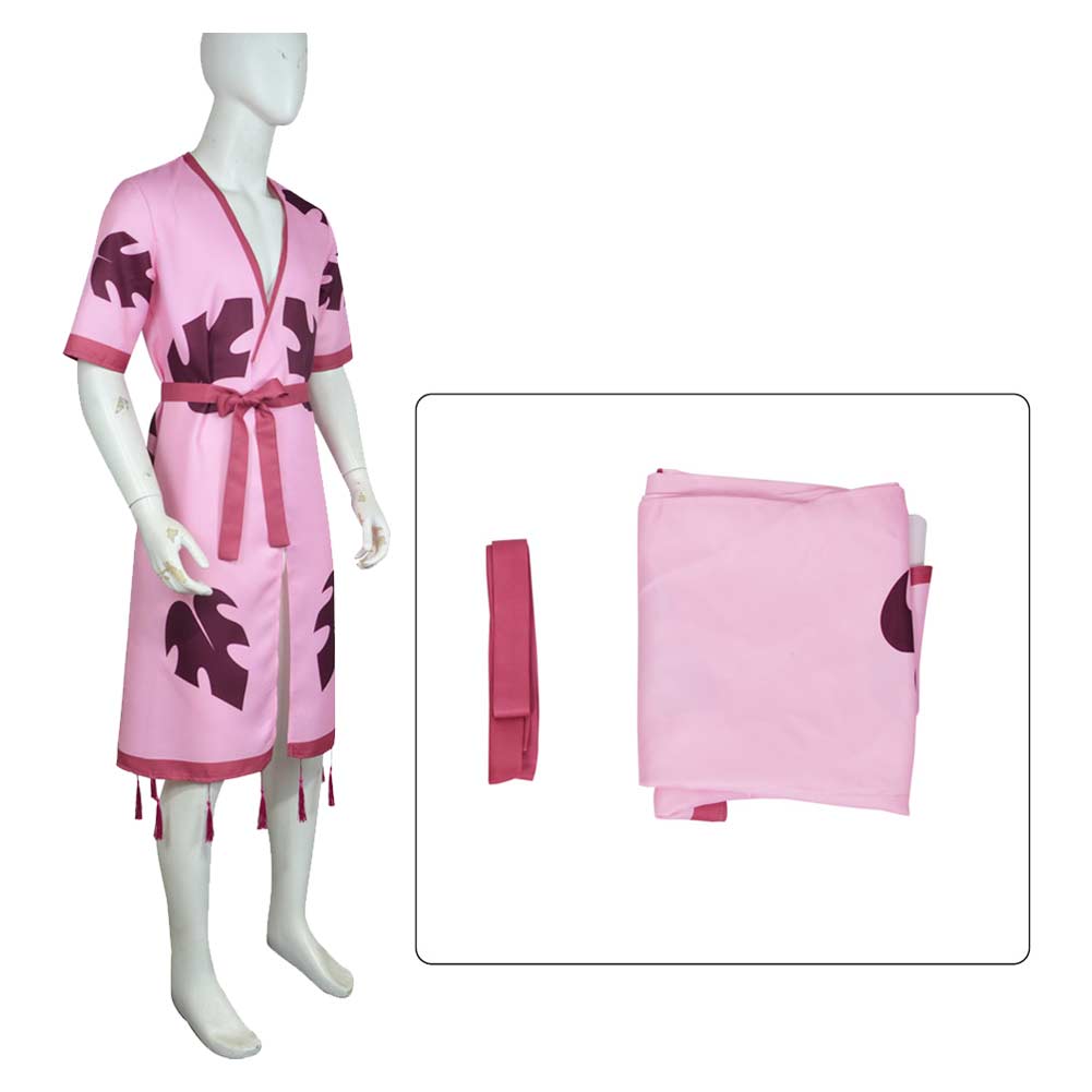 Helluva Boss Season 2 Stolas Pink Bathrobe Outfits Halloween Carnival Cosplay Costume