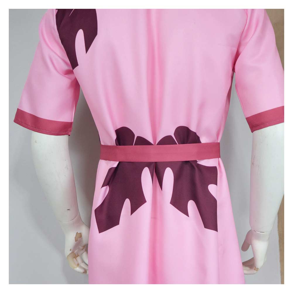 Helluva Boss Season 2 Stolas Pink Bathrobe Outfits Halloween Carnival Cosplay Costume