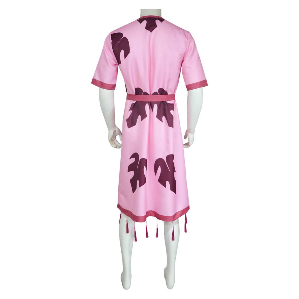 Helluva Boss Season 2 Stolas Pink Bathrobe Outfits Halloween Carnival Cosplay Costume