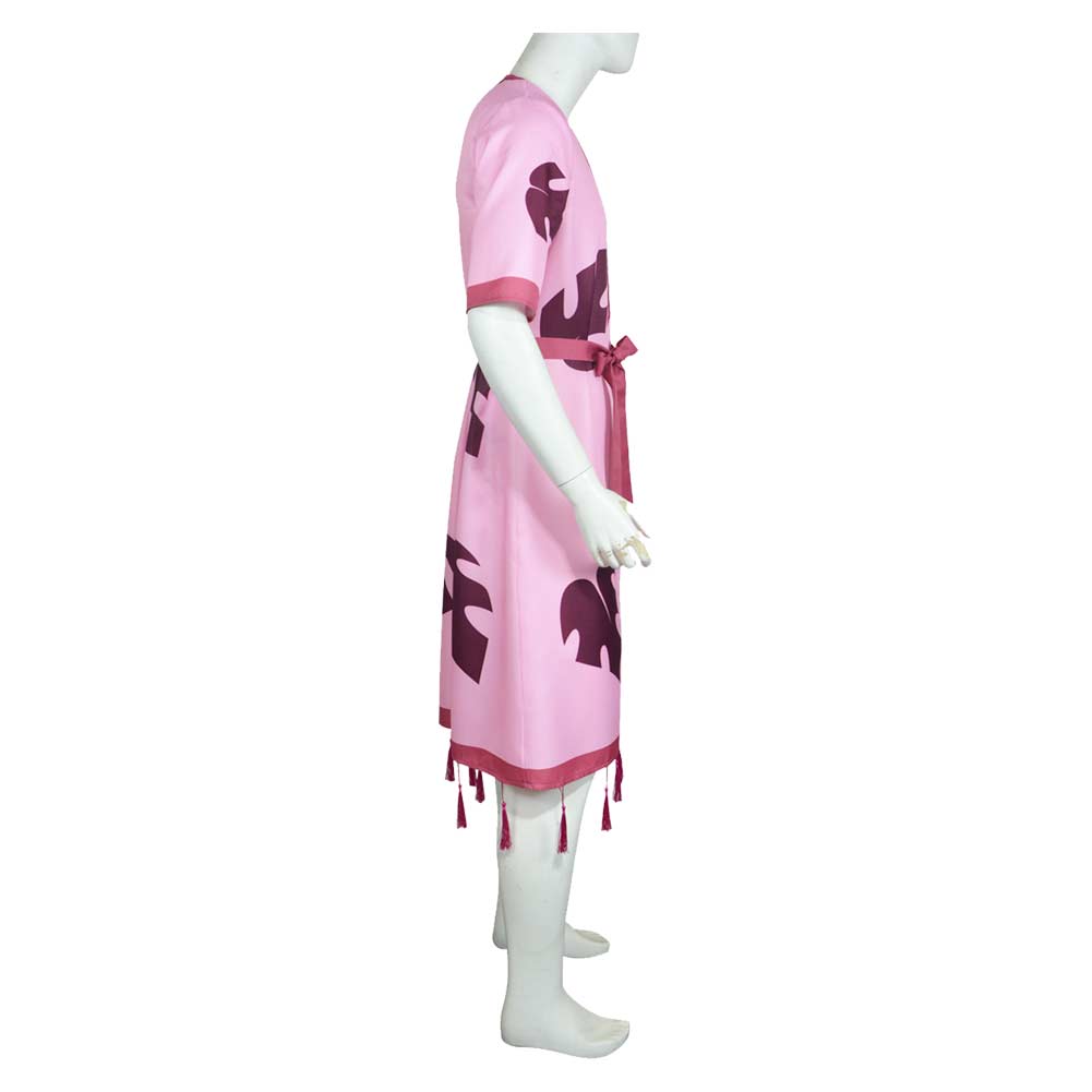 Helluva Boss Season 2 Stolas Pink Bathrobe Outfits Halloween Carnival Cosplay Costume