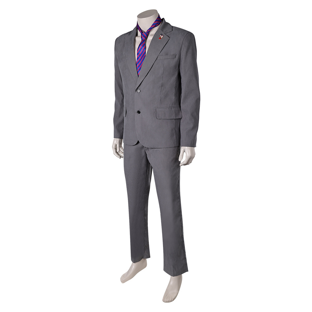 Daredevil: Born Again(2025) Kingpin Wilson Fisk Grey Suit Outfits Halloween Carnival Cosplay Costume